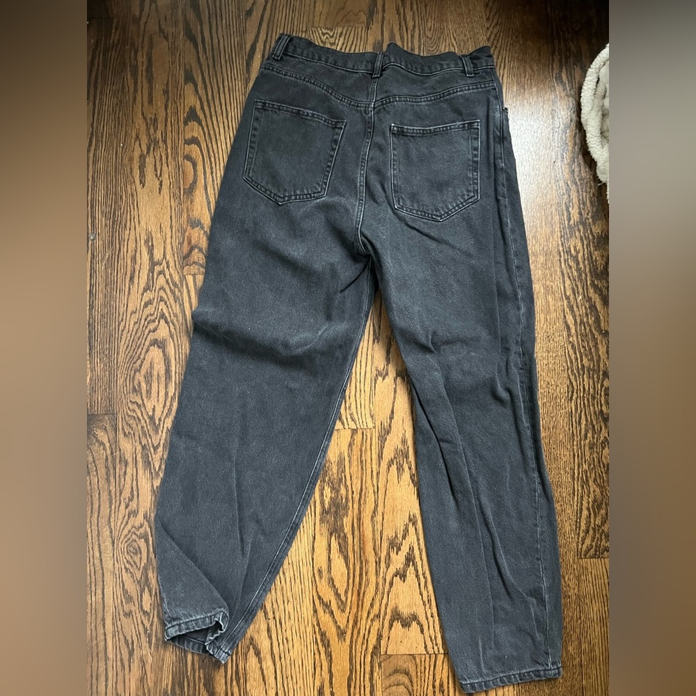 Reformation Jeans | Balloon Jeans, high-rise, wide leg, washed black